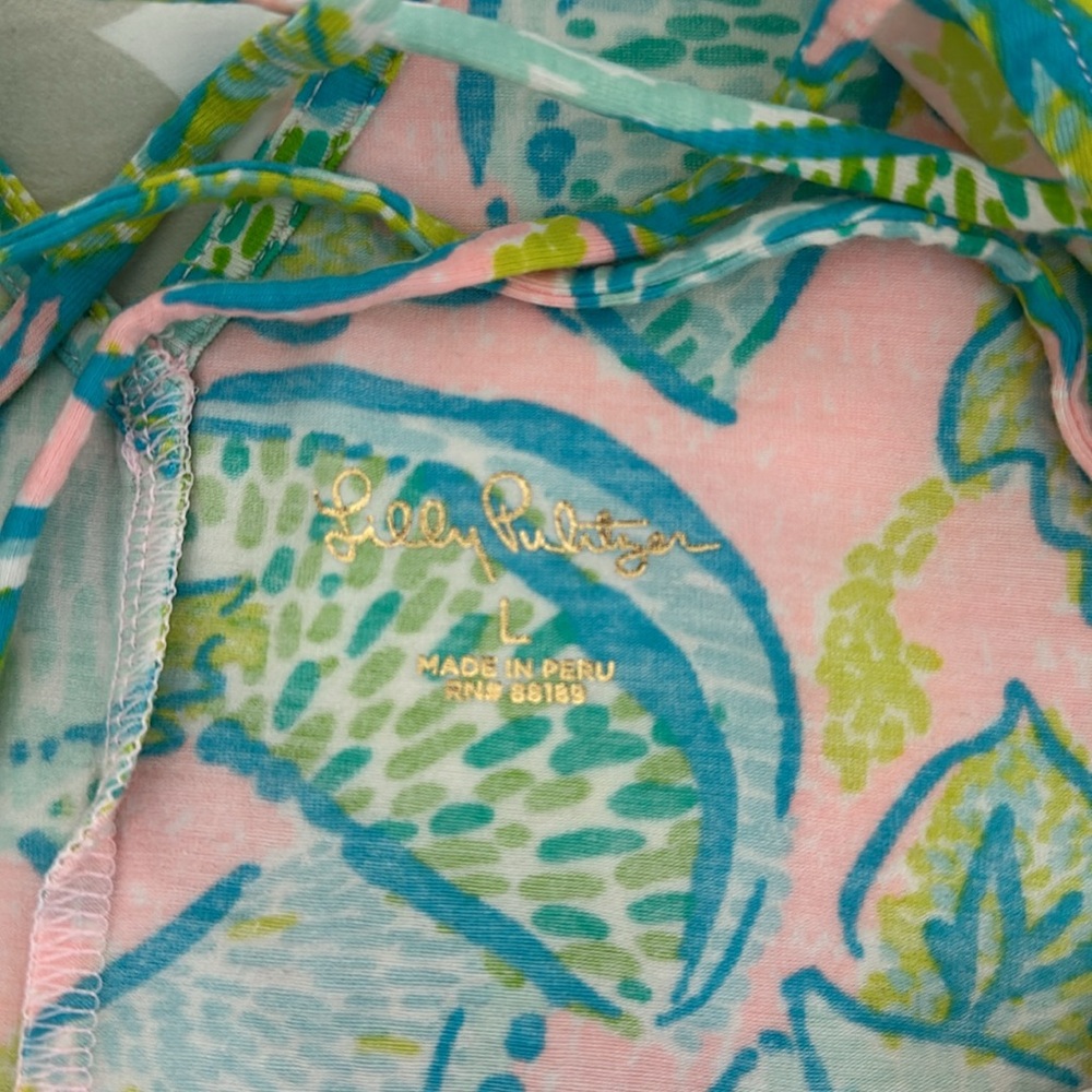 Scoop neck tank with criss-cross strap on back detail - L - Picture 2 of 4